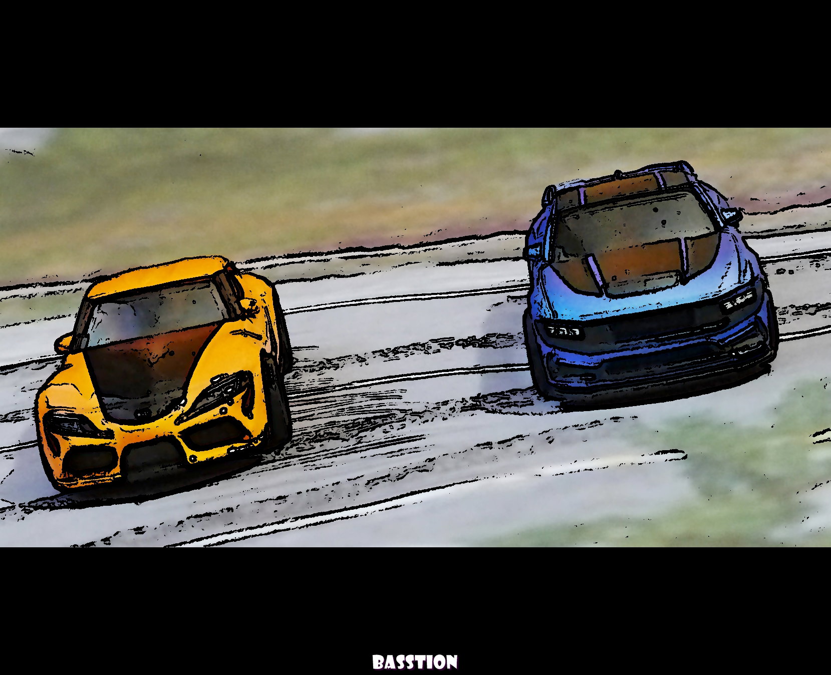 mustang vs supra 1