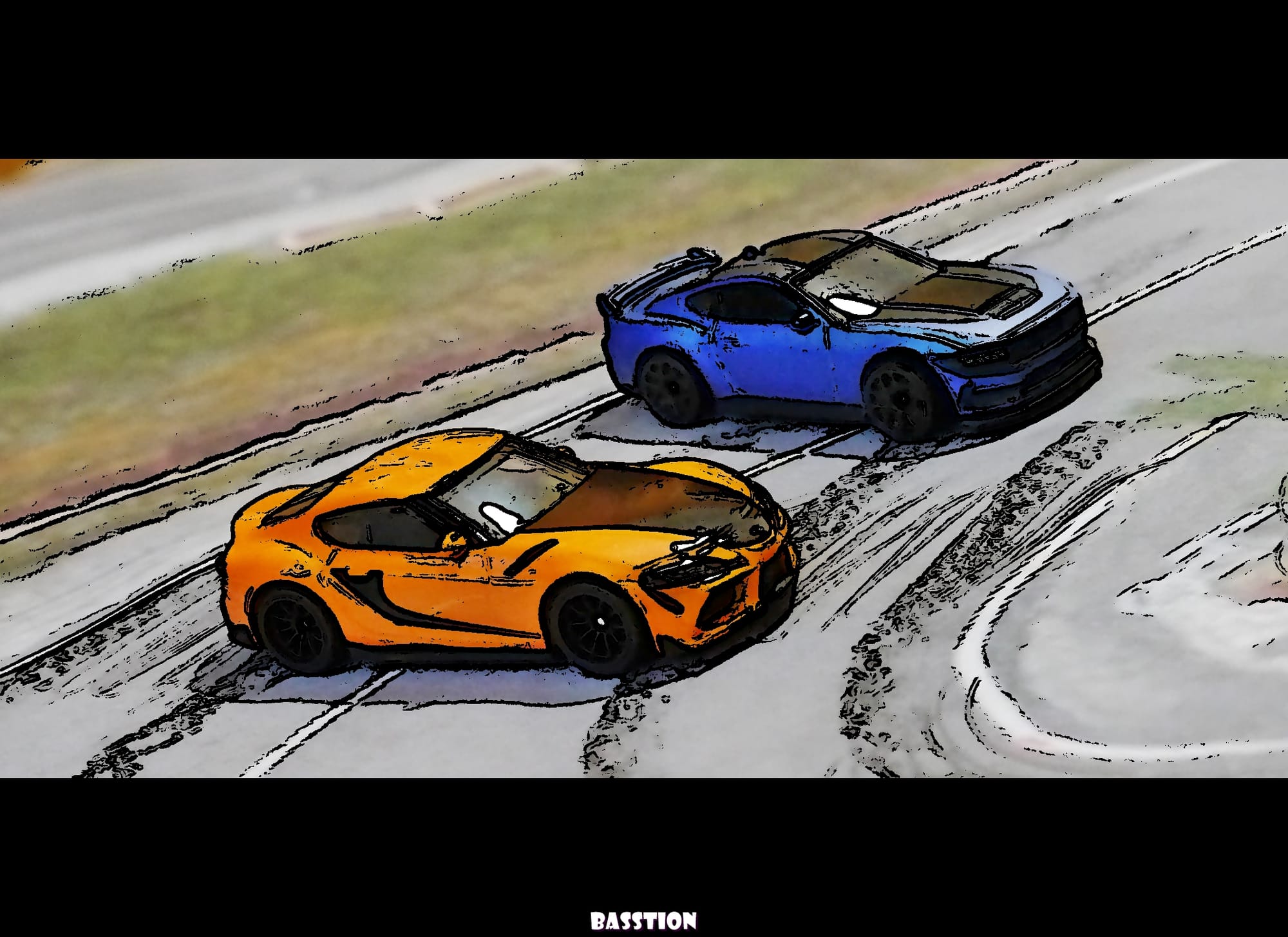 mustang vs supra 2