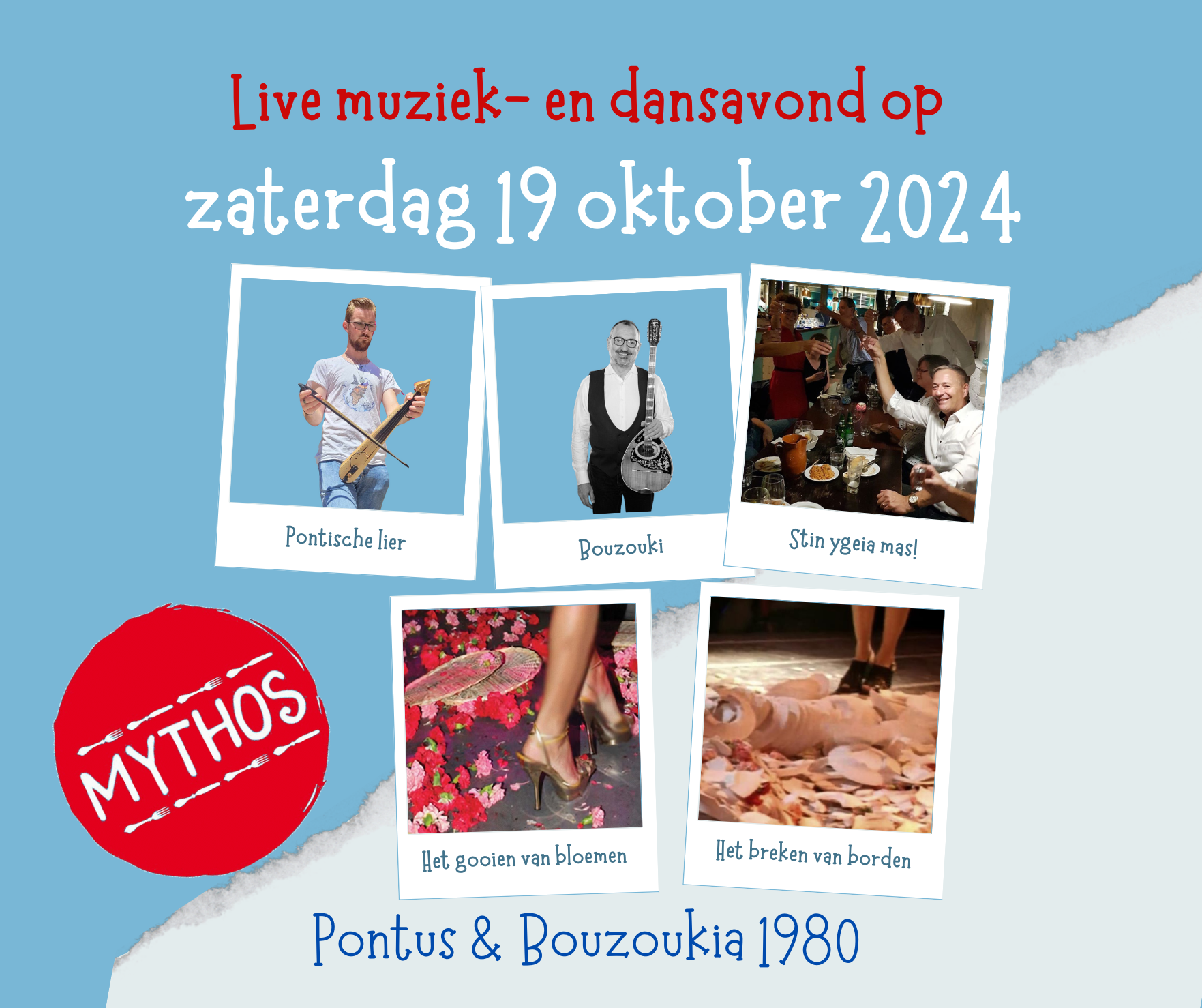 Live muziek- en dansavond op zaterdag 19 oktober 2024