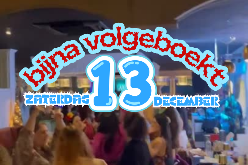 za 13 dec: Groots Live Muziek- en Dansfeest bij Mythos