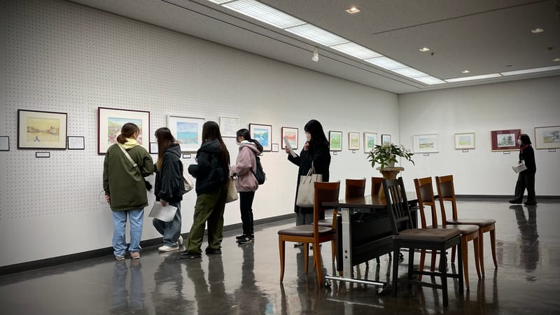 天使の旅ー中村徳男⭐︎水彩画展