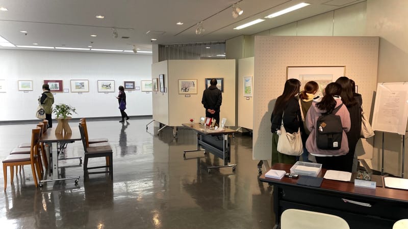 天使の旅ー中村徳男⭐︎水彩画展