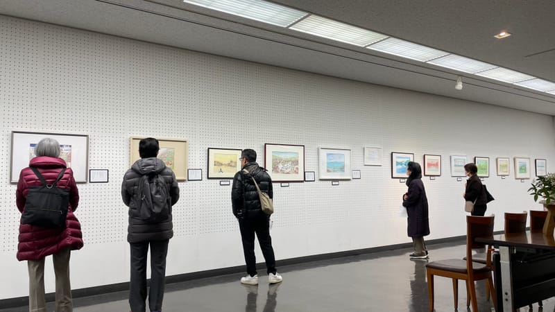 天使の旅ー中村徳男⭐︎水彩画展