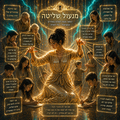 מדרגה 1: ה"מראה" השטחית (עולם המעשה) מנעול שליטה