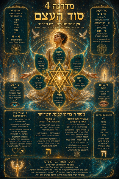 מדרגה 4: מדרגת ה"הדהוד" והבאלאנס     (סוד העצם) אמת