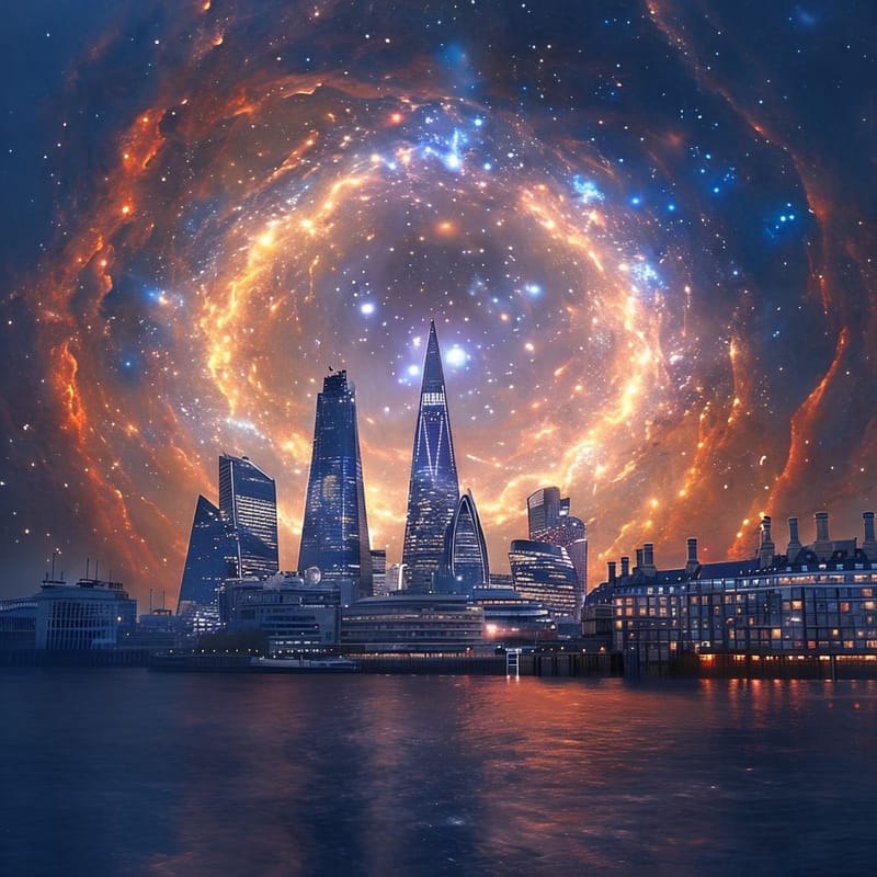 The Starry Alchemy of New London Nebula : Cyberpunk Magi