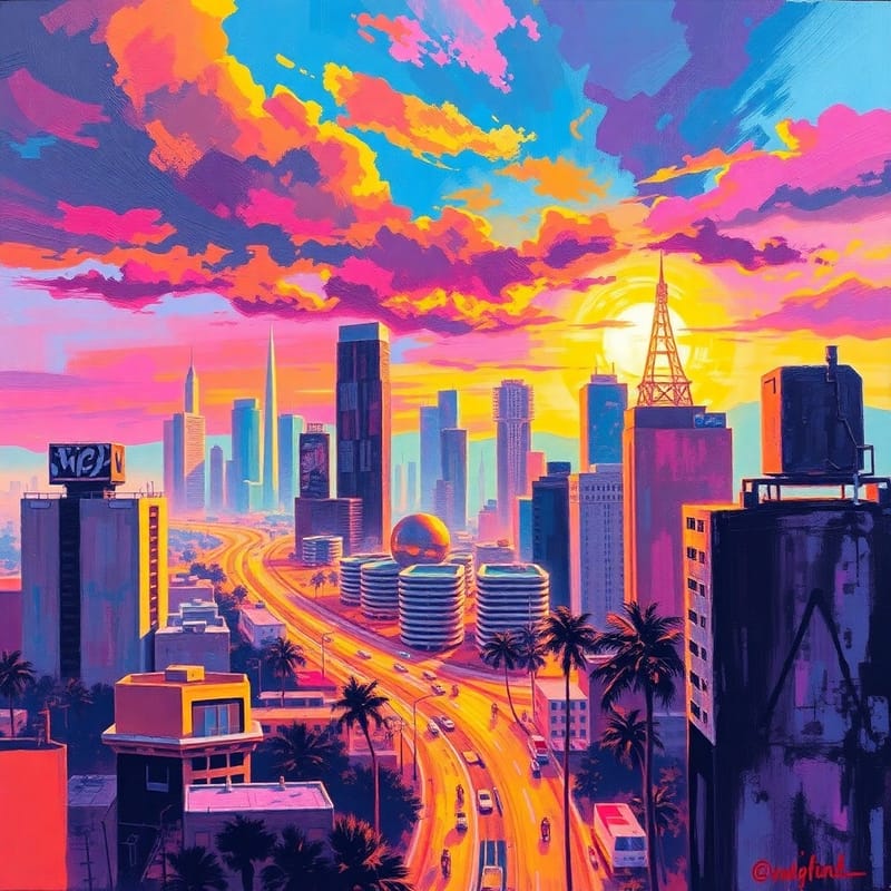 Psychedelic Futuristic America