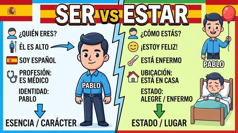SER VS. ESTAR: EXPLICADO DE FORMA SENCILLA
