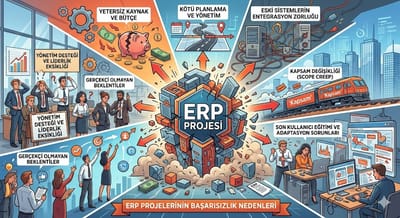 Bir ERP Projesinin Başarısızlık Nedenleri Nelerdir ? ve Nasıl Önlenir?