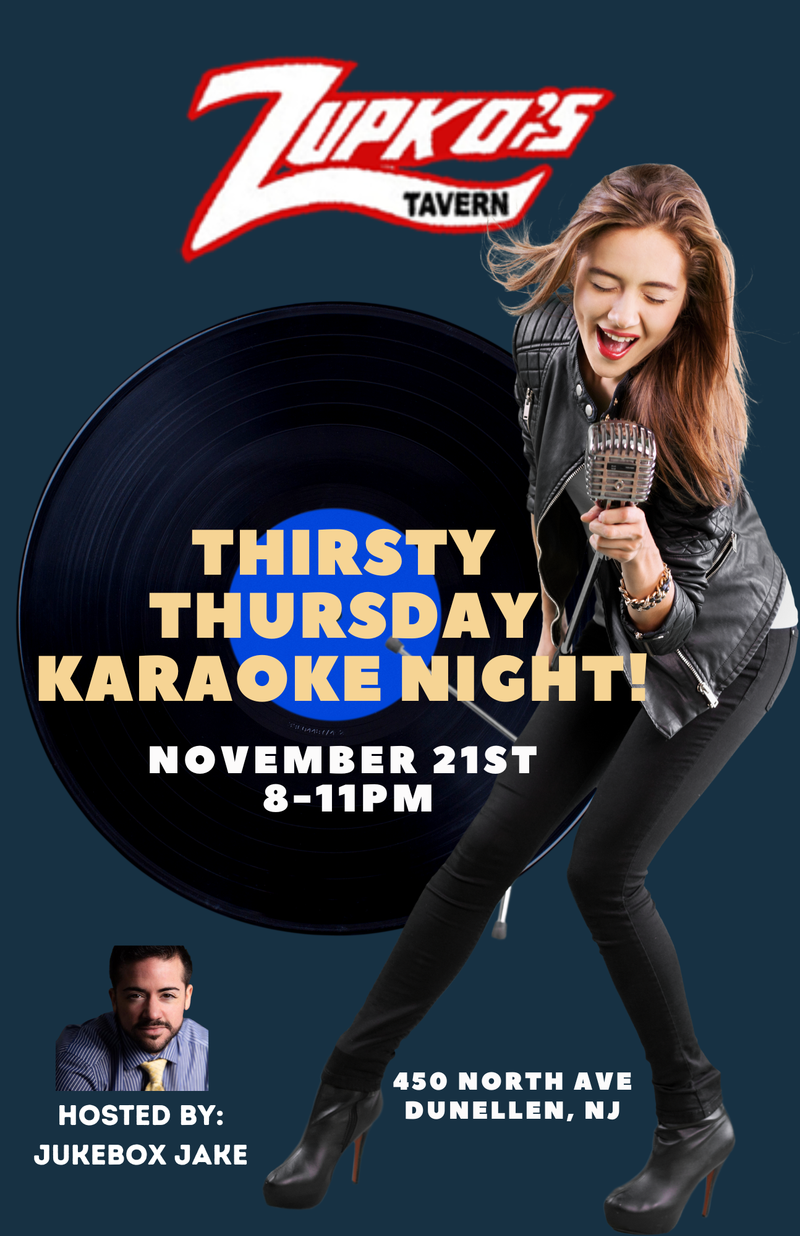 Thirsty Thursday Karaoke at Zupkos Tavern
