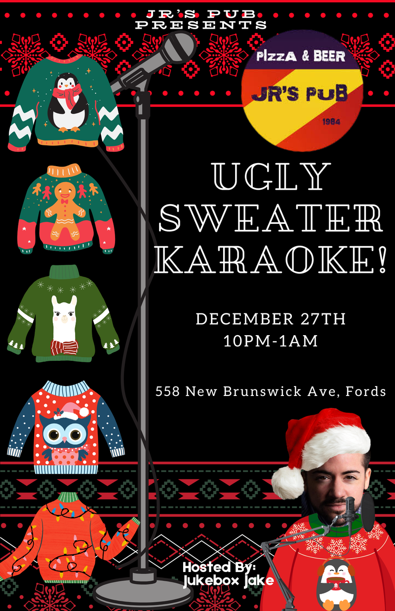 Ugly Sweater Karaoke Night @ JR's Pub
