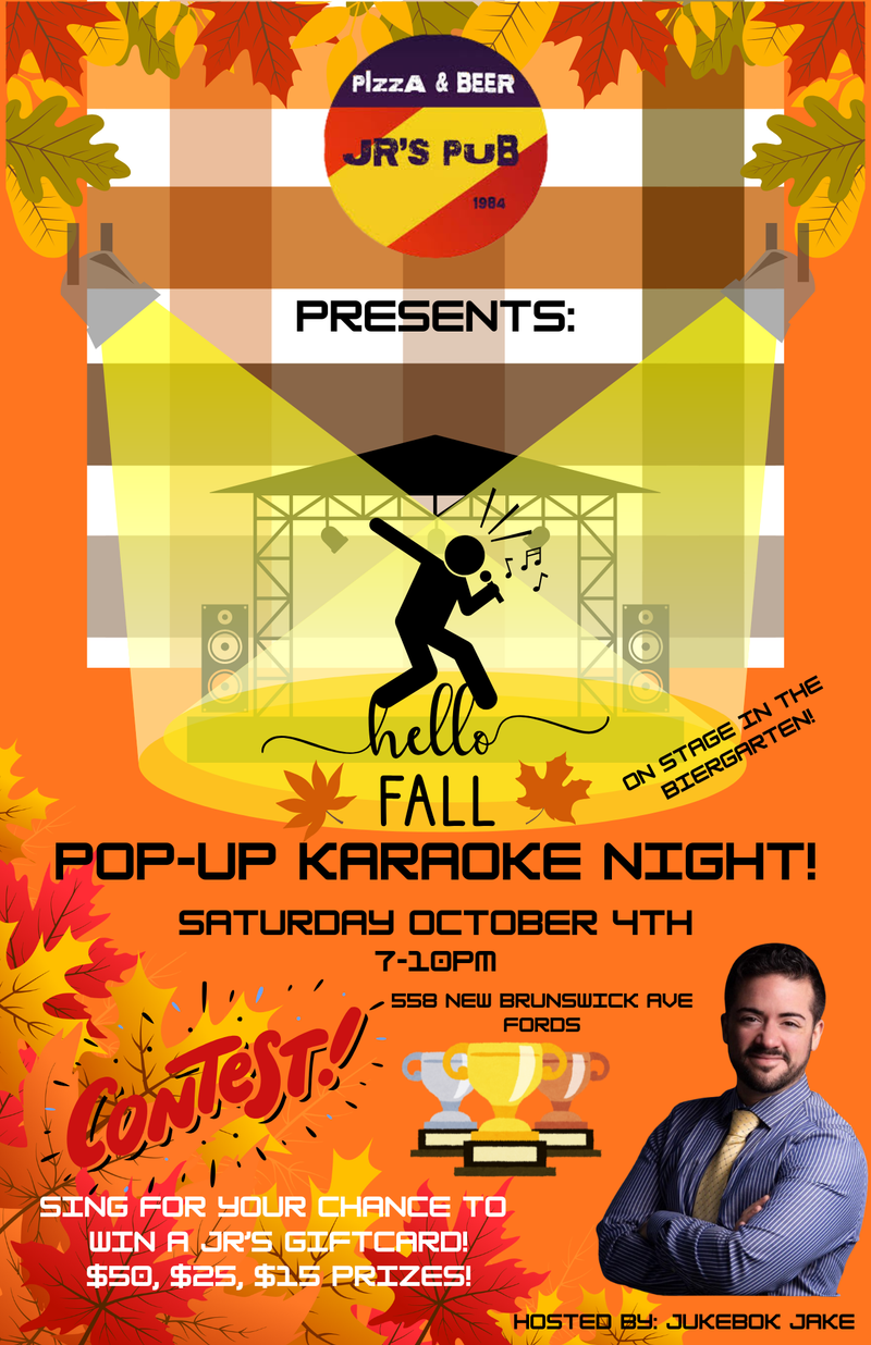 Hello Fall Karaoke Pop-Up @ JR's Pub