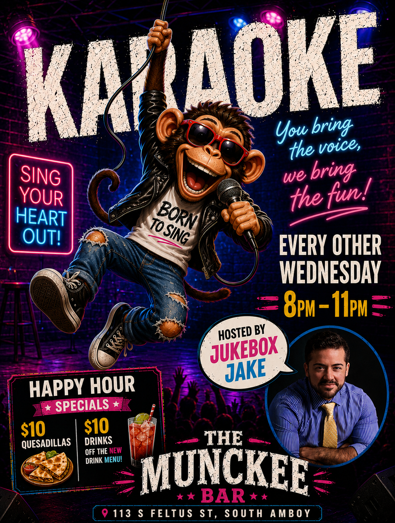 Karaoke Night at The Munckee Bar