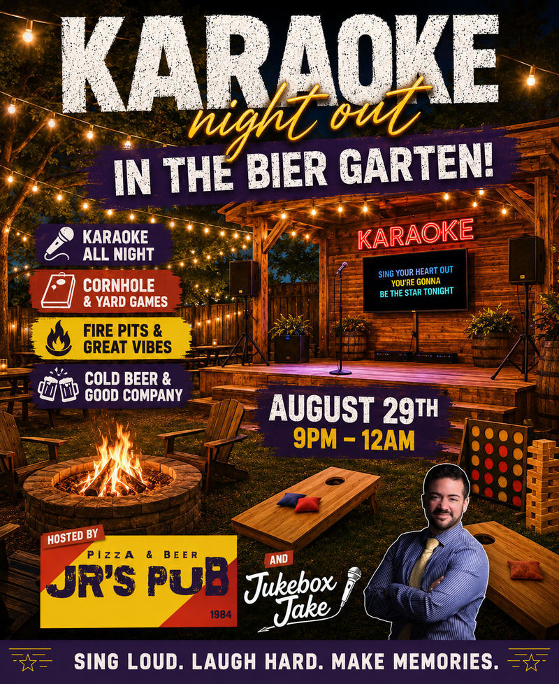 Karaoke in the Biergarten @ JR's Pub