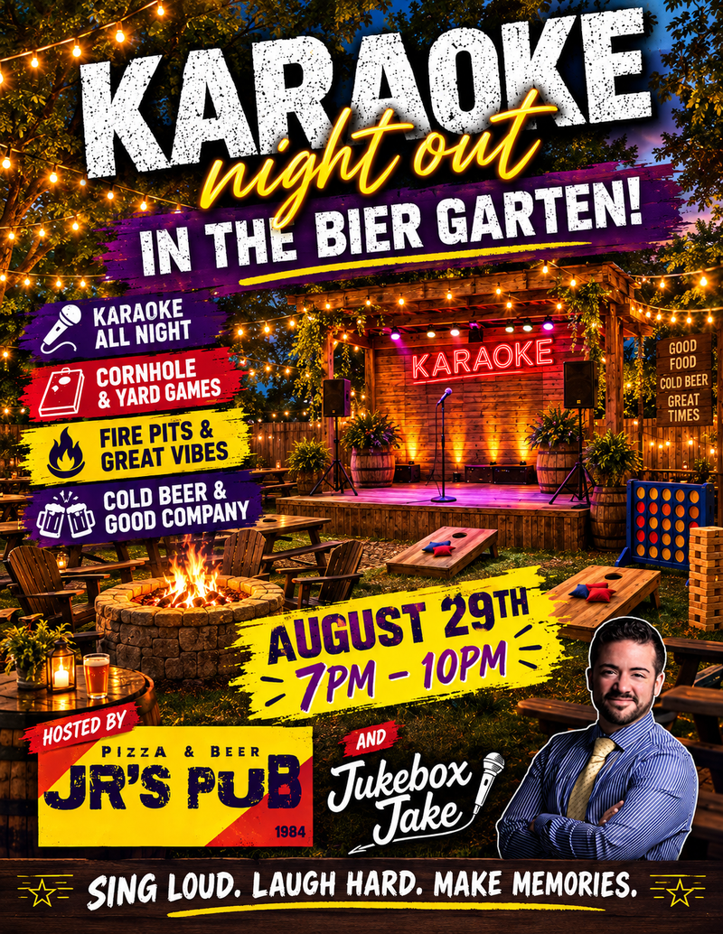 Karaoke in the Biergarten @ JR's Pub