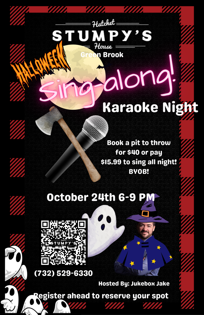 Stumpy's Hatchet House Halloween Sing-Along Karaoke Night!