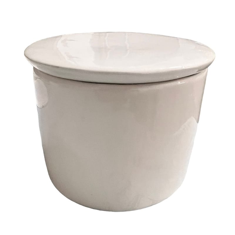 Butter bell in white rika haasbroek ceramics
