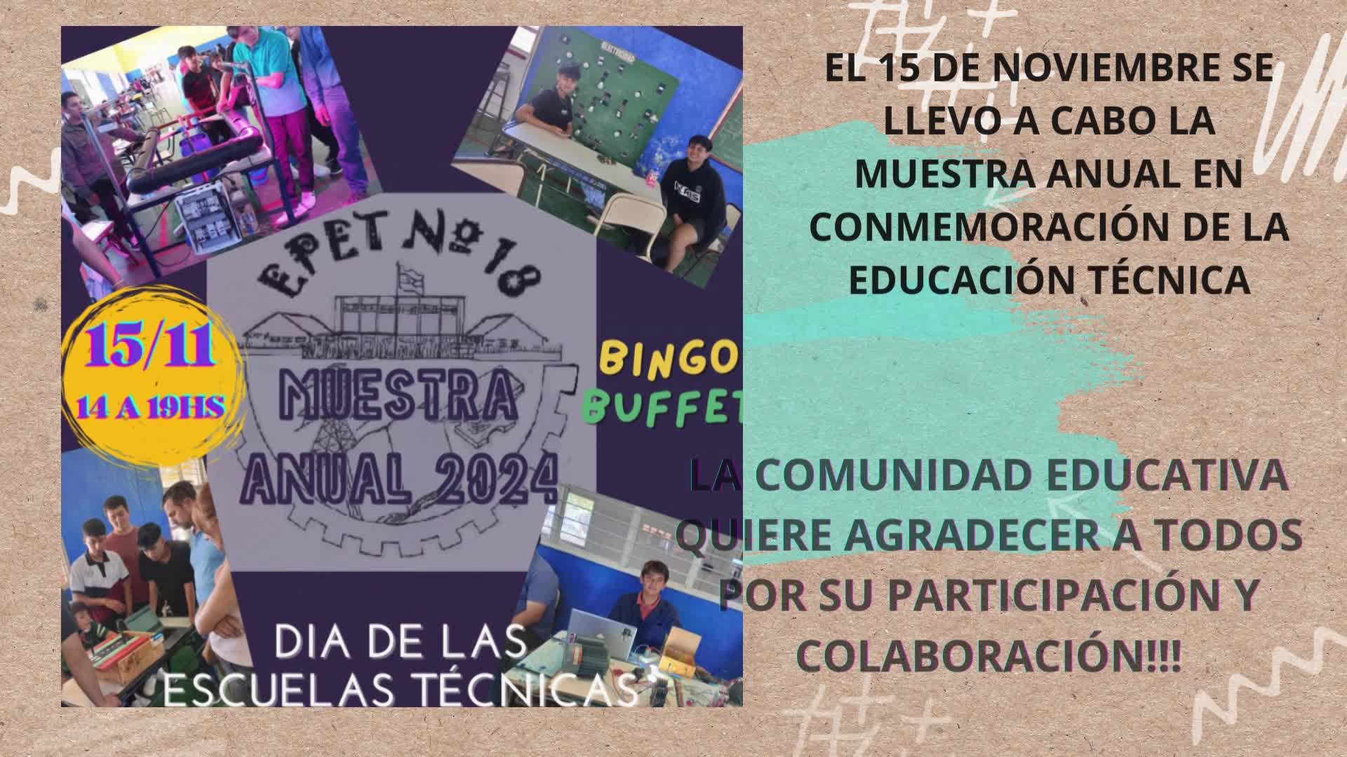 Así festejamos el día de la Educación Técnica thumbnail