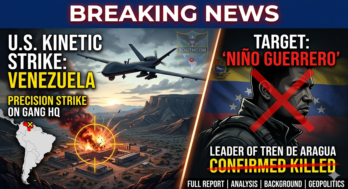 U.S. Kinetic Strike Kills Tren de Aragua Leader "Niño Guerrero" in Venezuela