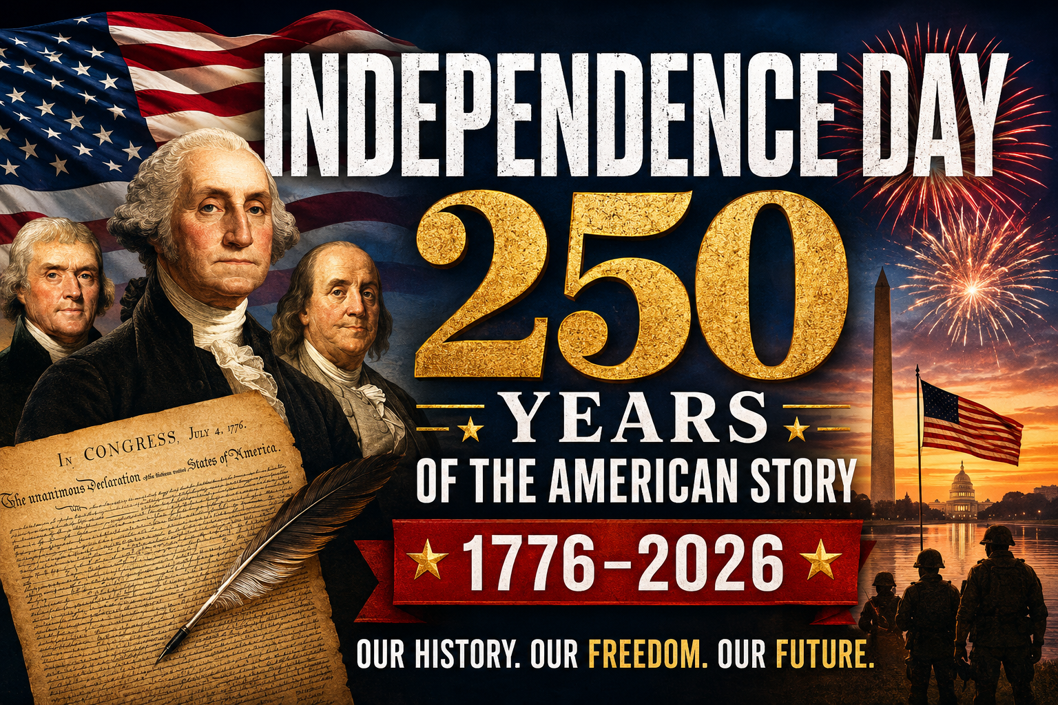 Independence Day: Celebrating 250 Years of the American Spirit