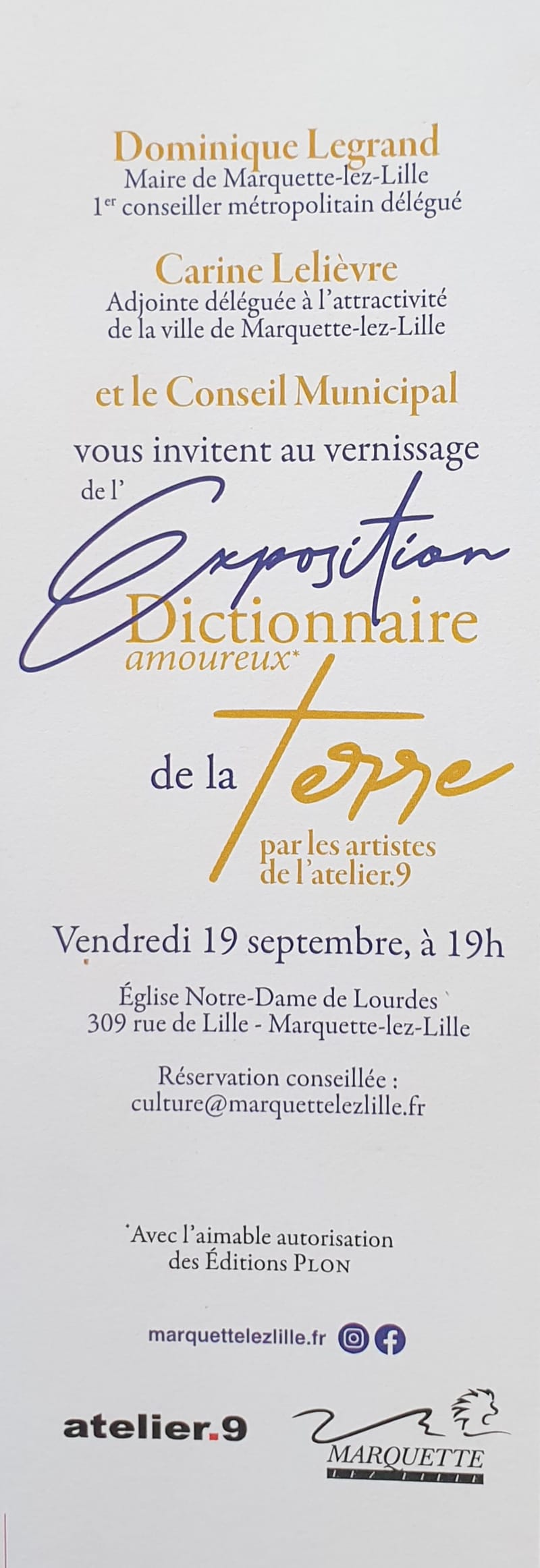 Le dictionnaire amoureux de la terre