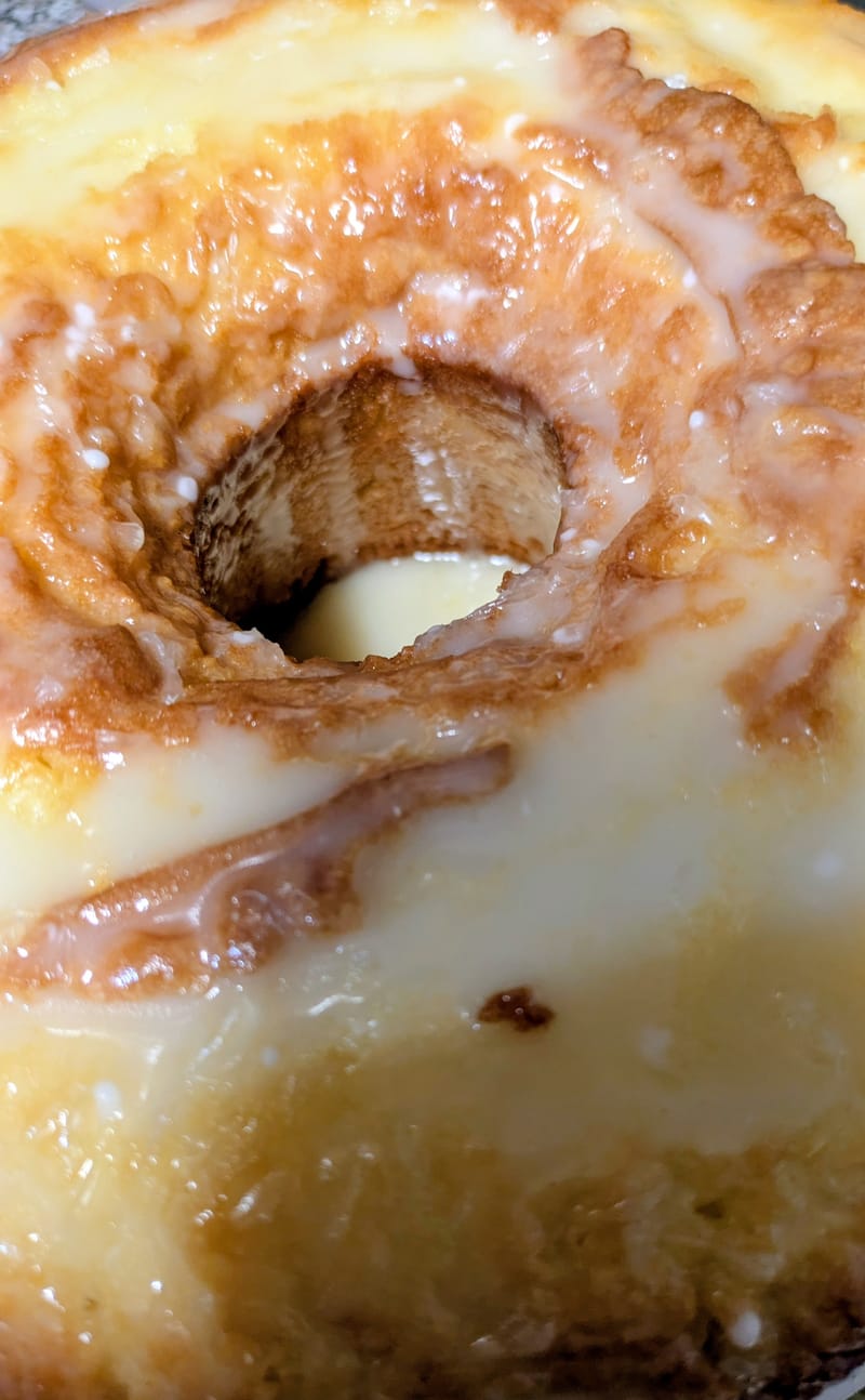 Butter Lime Glaze Pound Cake