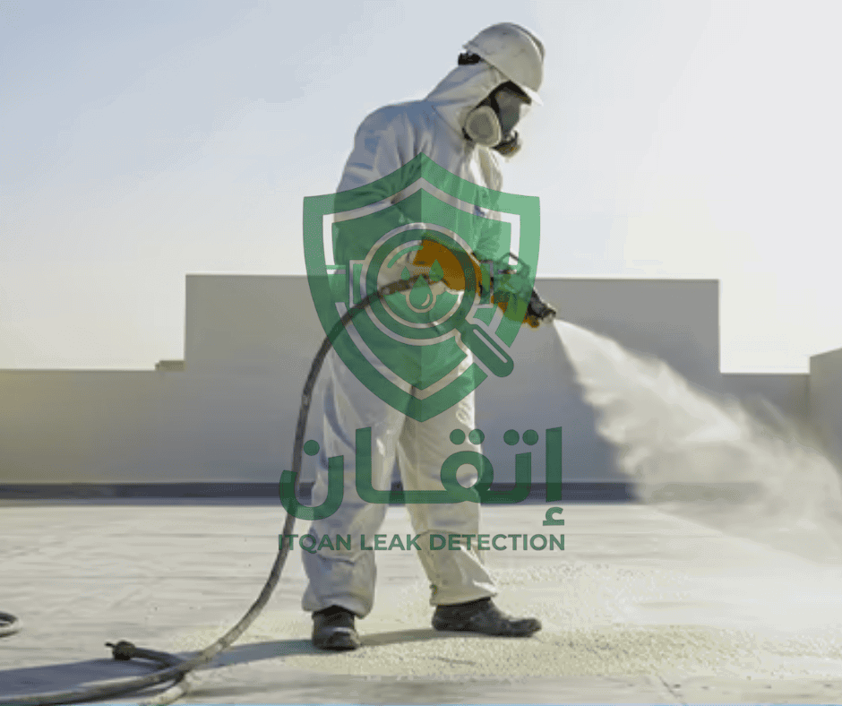 أفضل عازل مائي للاسطح مع شركة إتقان لكشف تسربات المياه بالسعودية