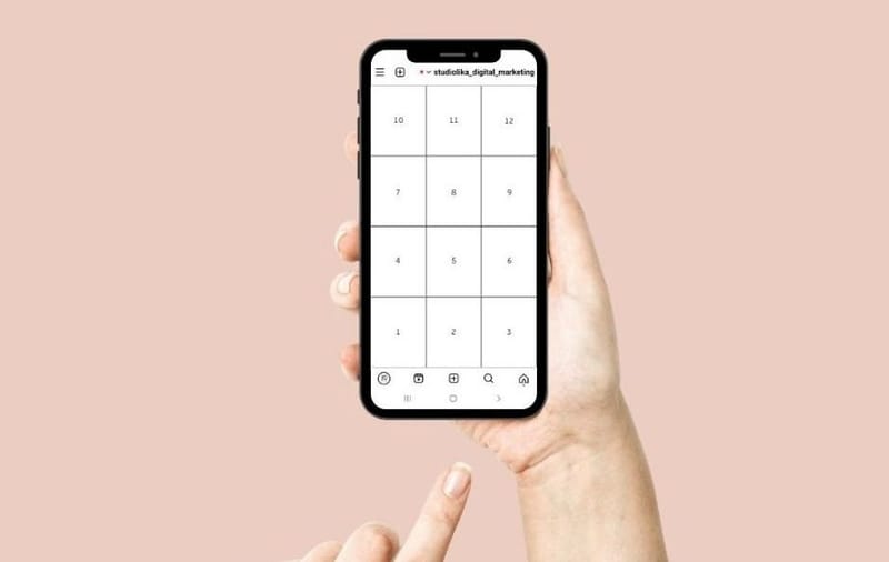 פיד שנראה כמו תיק עבודות: שיטת הגריד לעסקים ויזואליים