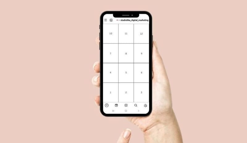 פיד שנראה כמו תיק עבודות: שיטת הגריד לעסקים ויזואליים
