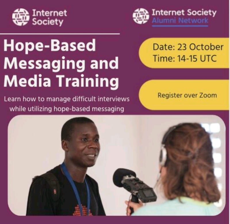 Hope Based Messaging and Media Training