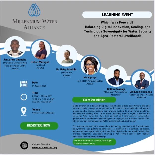 Which Way Forward? Balancing Digital Innovation, Scaling, and Technology Sovereignty for Water Security and Agro-Pastoral Livelihoods