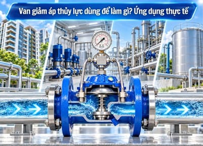 Các loại van giảm áp thủy lực phổ biến hiện nay