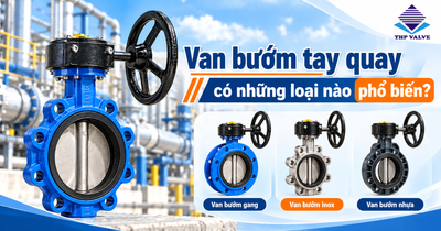 Van bướm tay quay có những loại nào phổ biến?