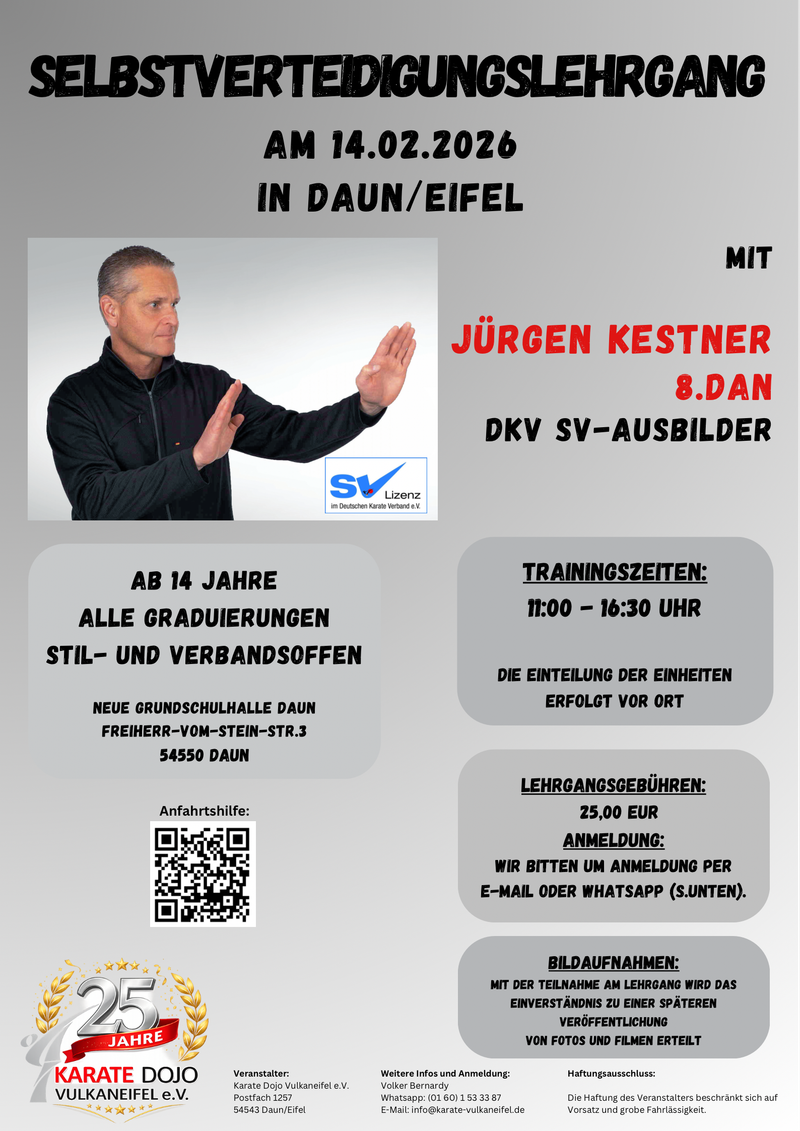 SV-Lehrgang mit Jürgen Kestner