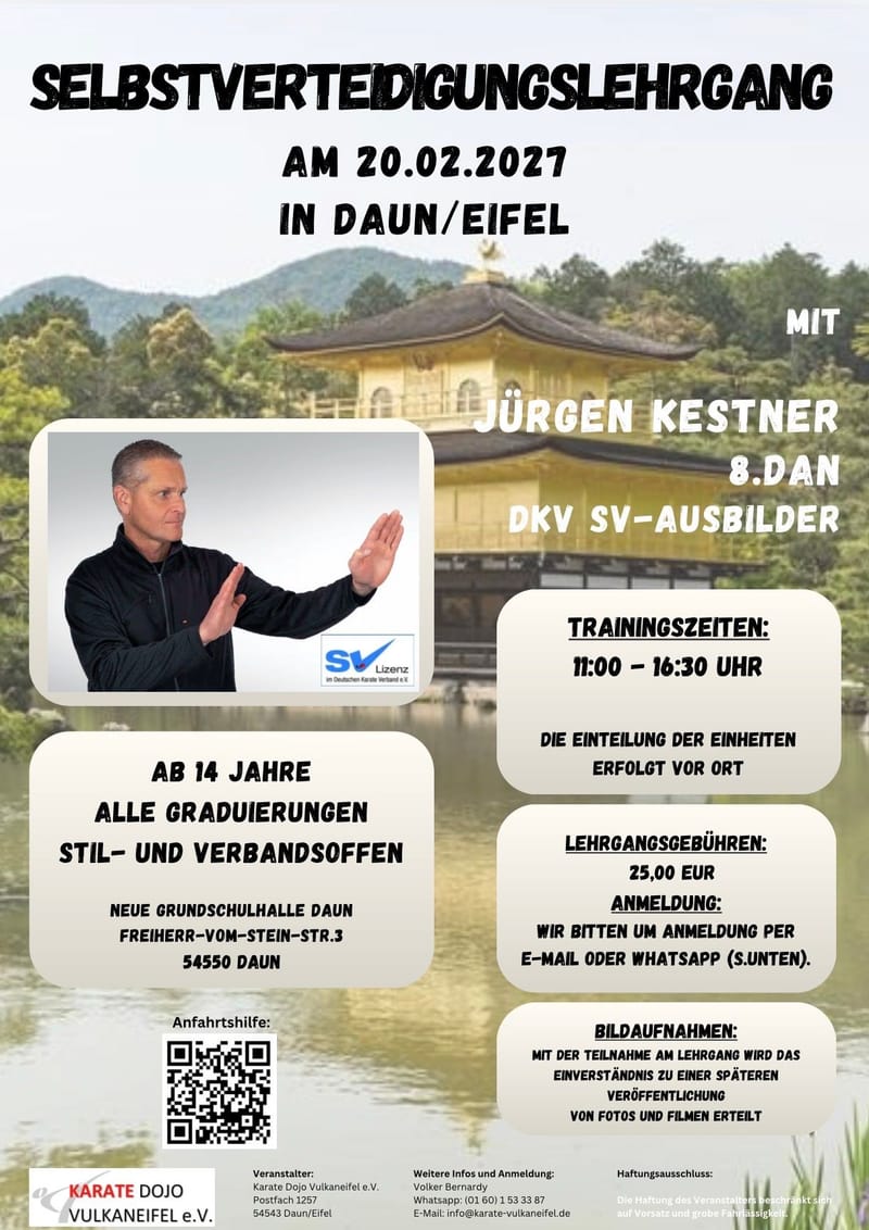 2.SV-Lehrgang mit Jürgen Kestner (2027)