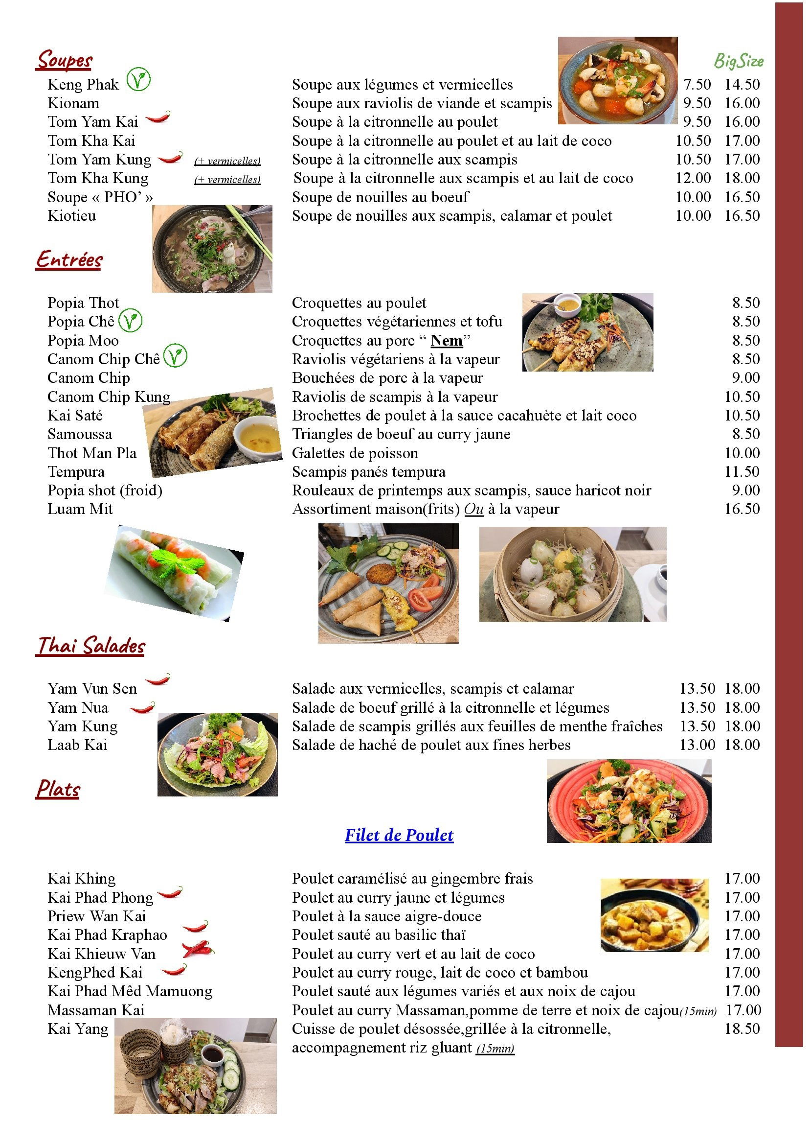 Entrées-Soupes-Salades