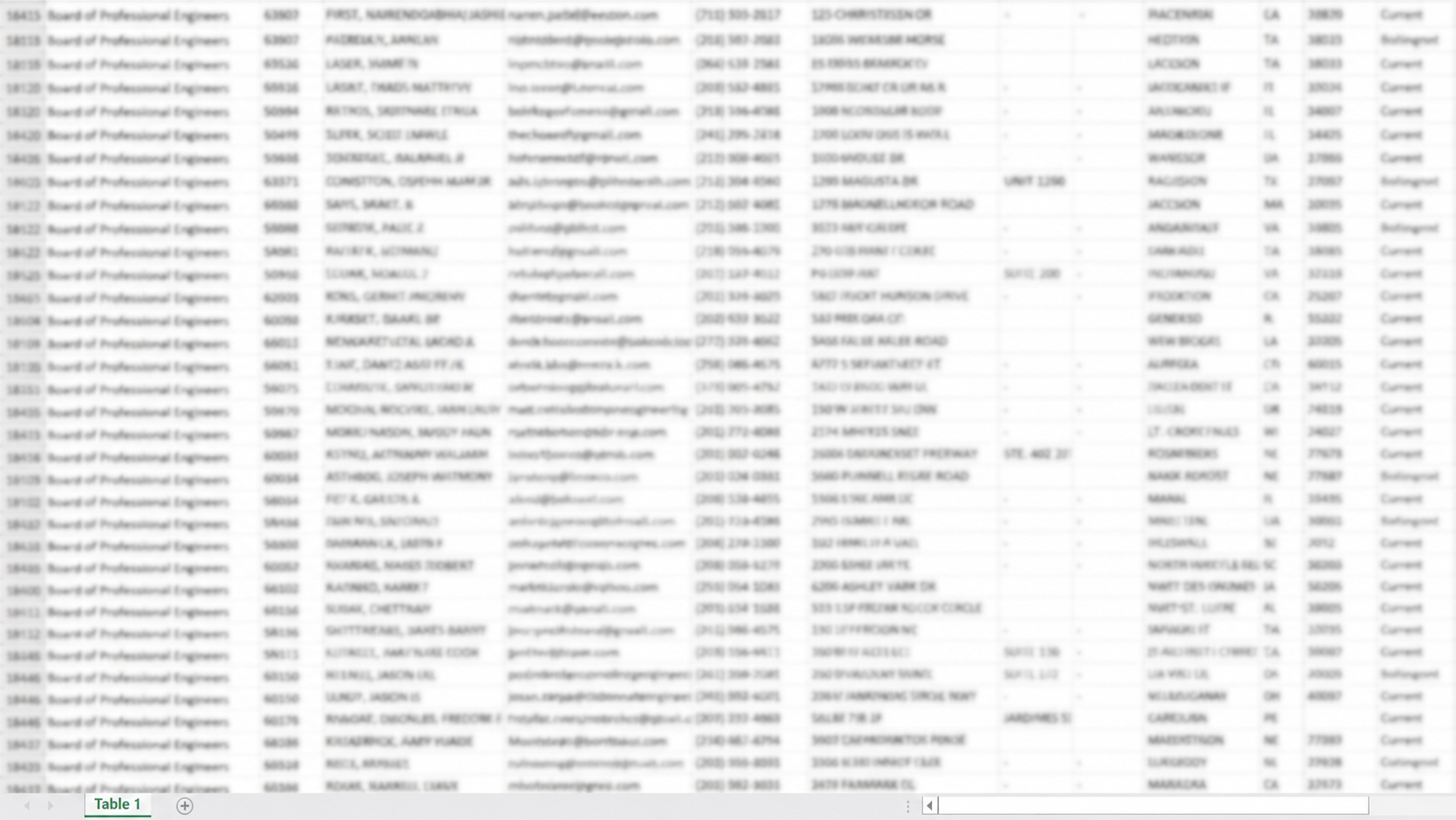 Database Organisation and Quality Checking
