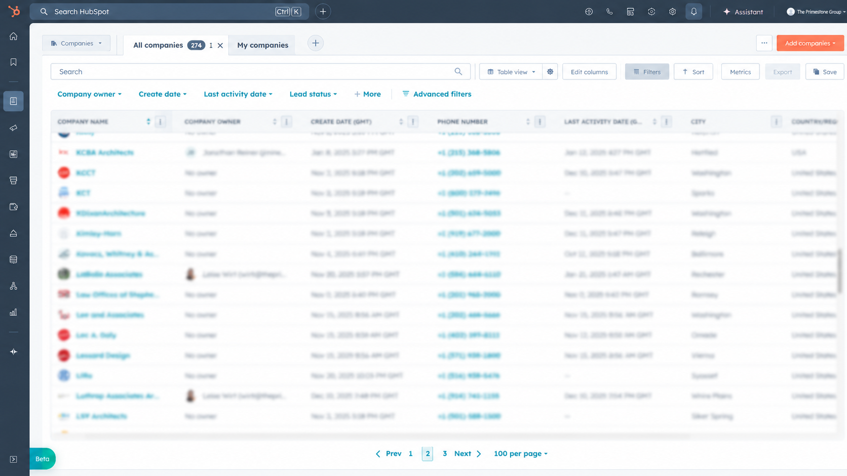 CRM Data Entry and Record Updating