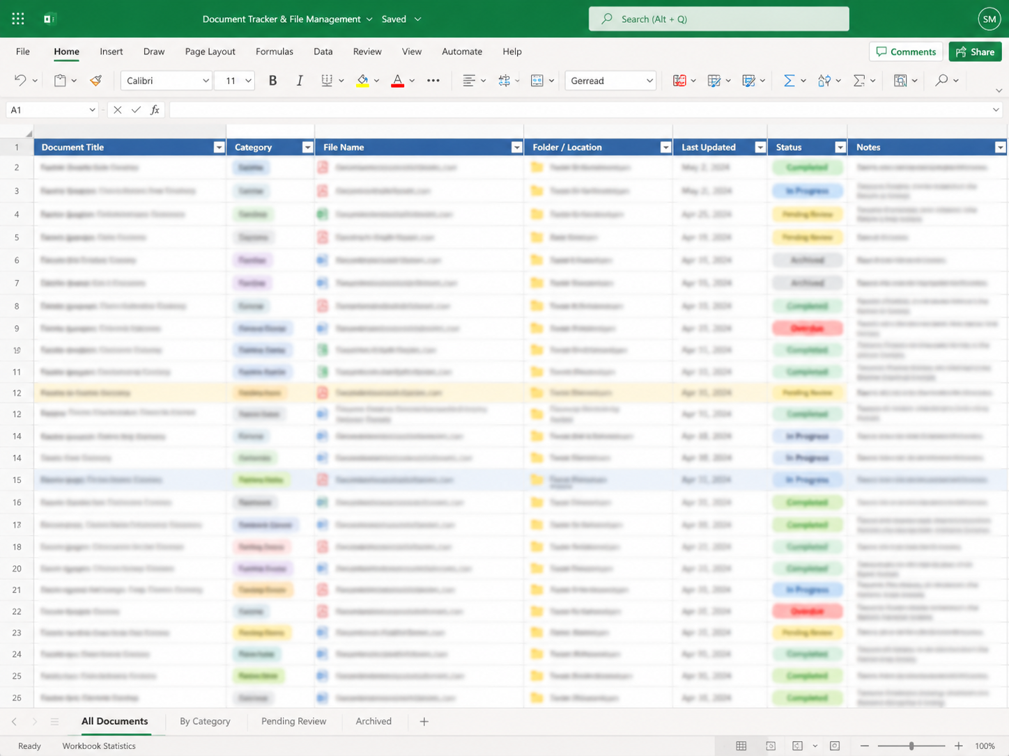 Document and File Administration