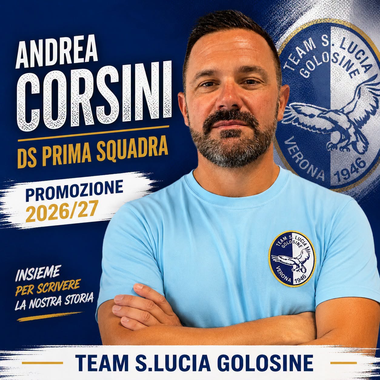 CONFERMATO ANDREA CORSINI COME DS DELLA PRIMA SQUADRA
