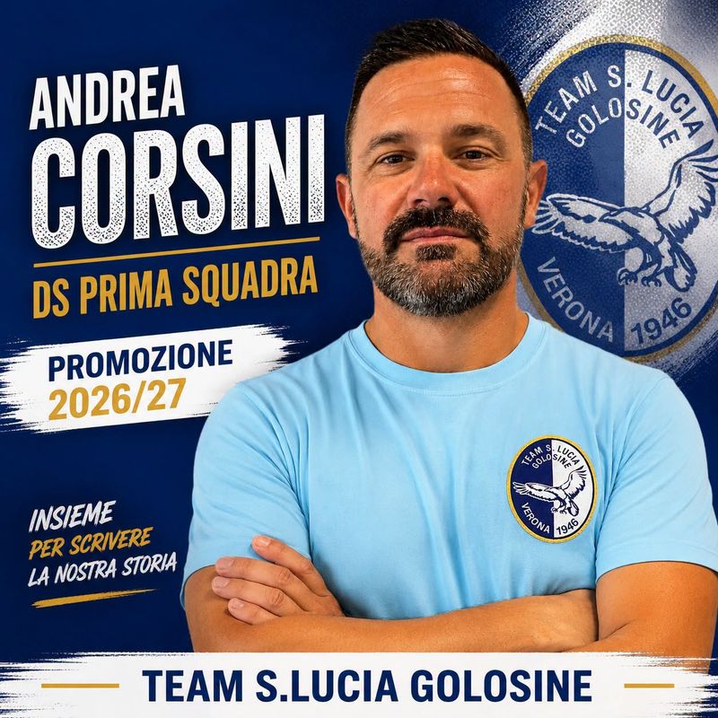 CONFERMATO ANDREA CORSINI COME DS DELLA PRIMA SQUADRA