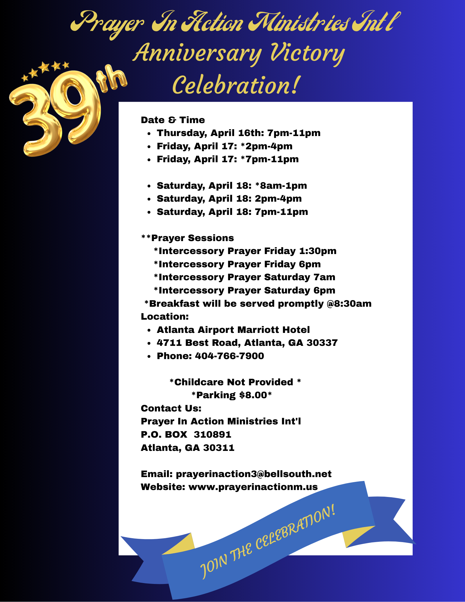 Join The Celebration!