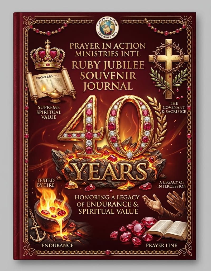 Ruby Anniversary Celebration Souvenir Journal