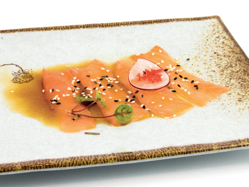 【 Carpaccio Salmone 】