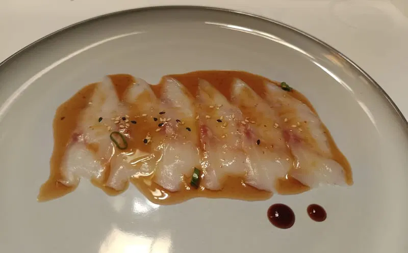 【 Carpaccio Branzino 】