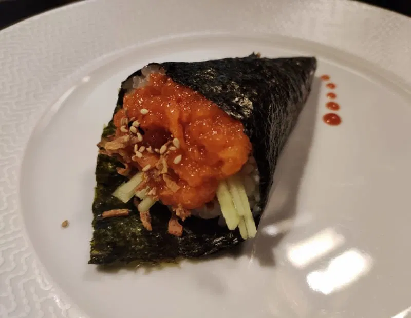 【 Temaki Spicy Salmone 】🌶️