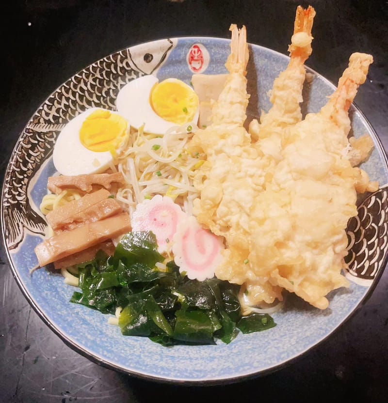 【 Tempura Ramen 】Normale o Piccante🌶️