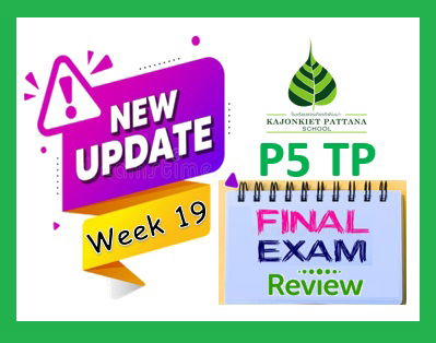 WEEK 19 Update: Final Assessment