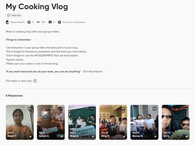 P5/1 My Cooking Vlog, Nov 22, 2018