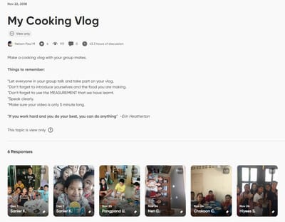 P5/2 My Cooking Vlog, Nov 22, 2018